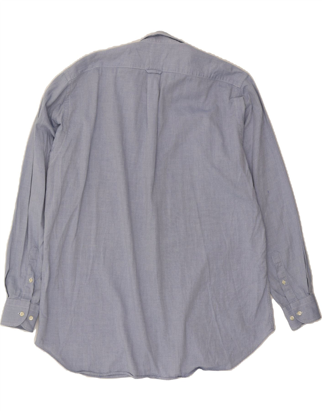 BURBERRY Mens Shirt Size 41 Large Blue Cotton Vintage Burberry and Second-Hand Burberry from Messina Hembry 
