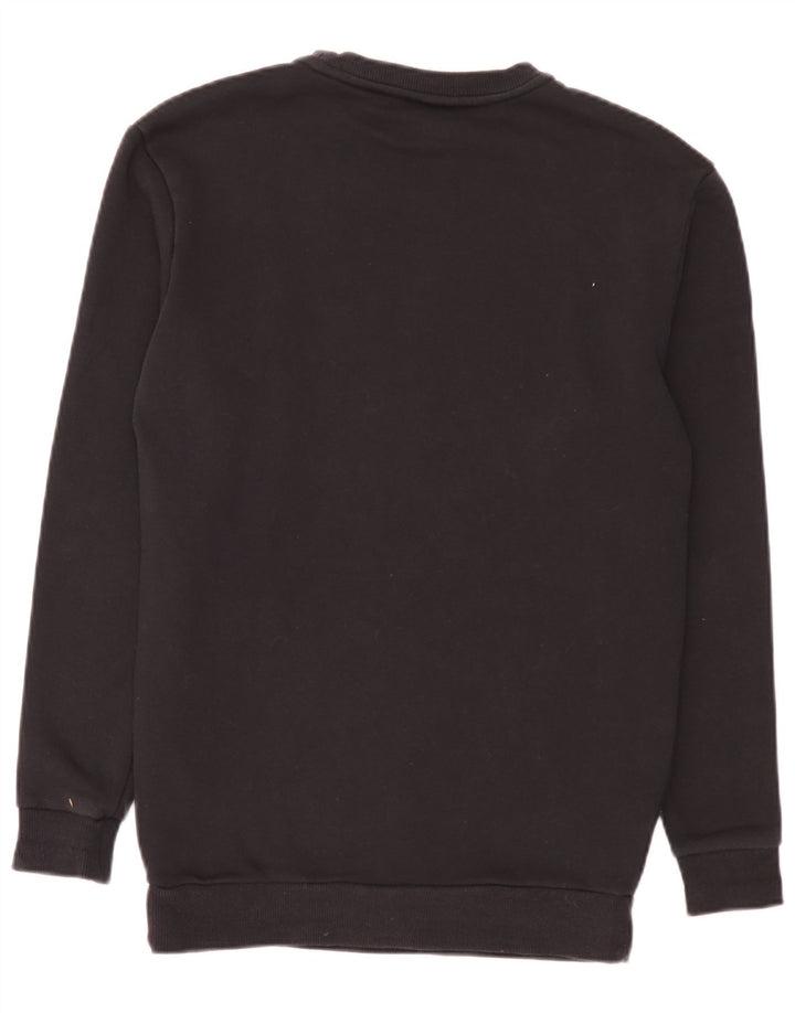 Ellesse Hombre Sudadera Gráfica Jumper XS Algodón Negro