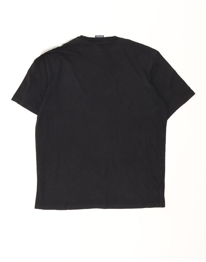 Champion Camiseta gráfica para hombre Top grande negro color block
