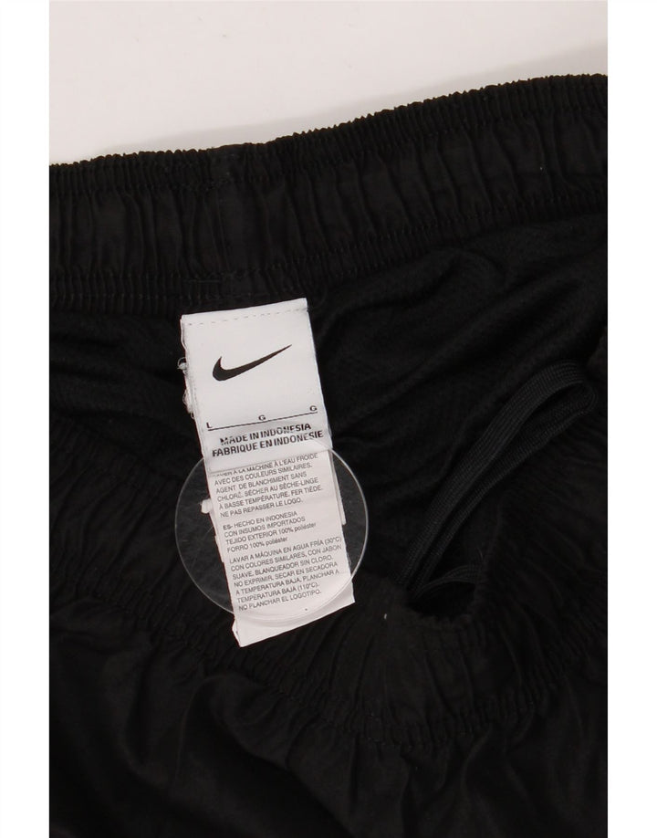 Nike - Pantalones cortos deportivos para mujer, talla 40, talla grande, poliéster negro