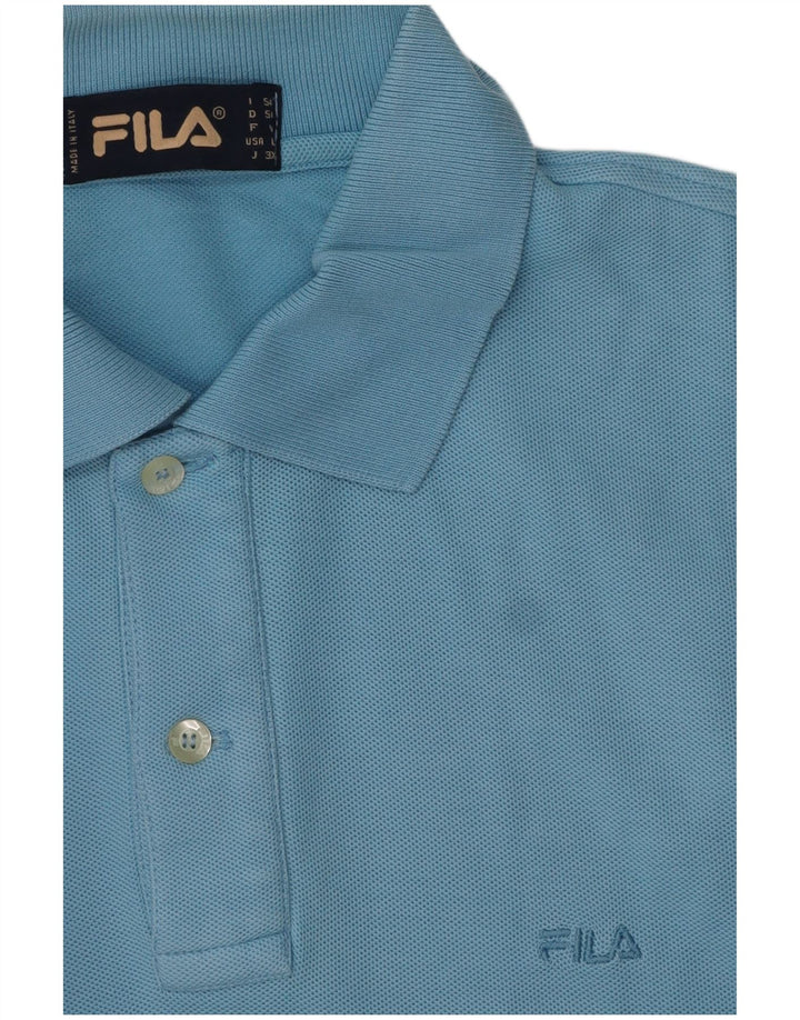 Fila Polo Hombre Algodón Azul Grande