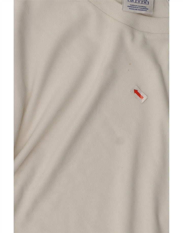 Champion Camiseta para hombre Top Large White Cotton