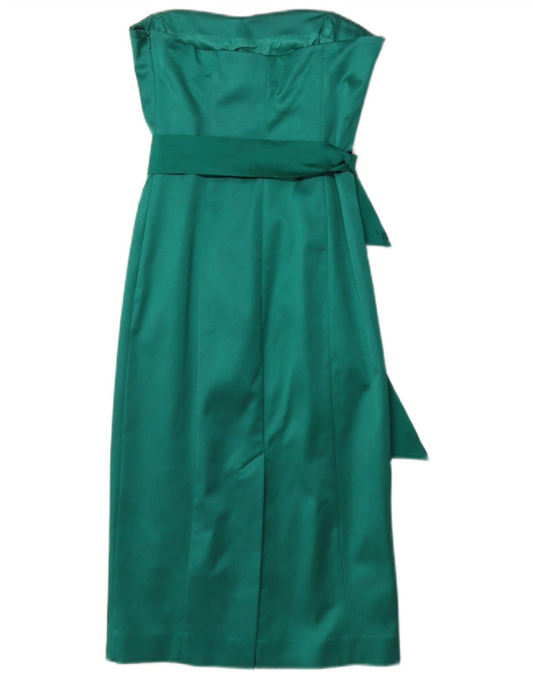 COAST Vestido sin tirantes para mujer UK 8 Small Acetato verde