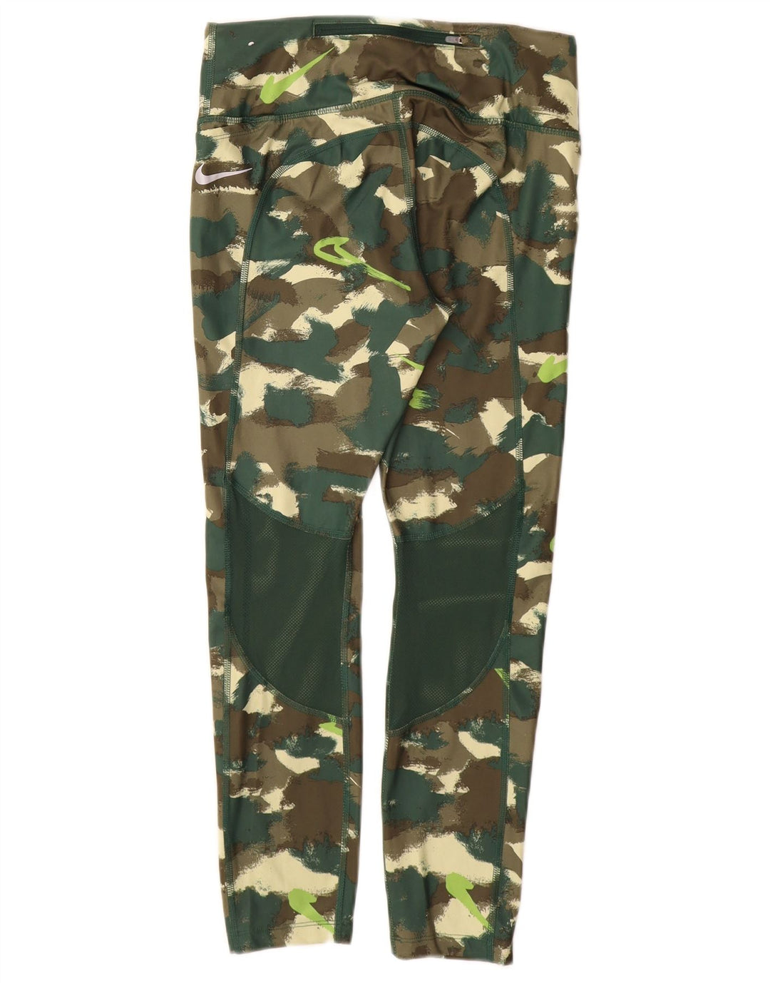 NIKE Leggings Dri Fit para mujer Reino Unido 12 Poliéster de camuflaje verde medio