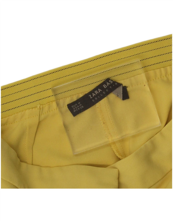 Zara Mujer Pantalón Chino Slim Medium W28 L26 Amarillo