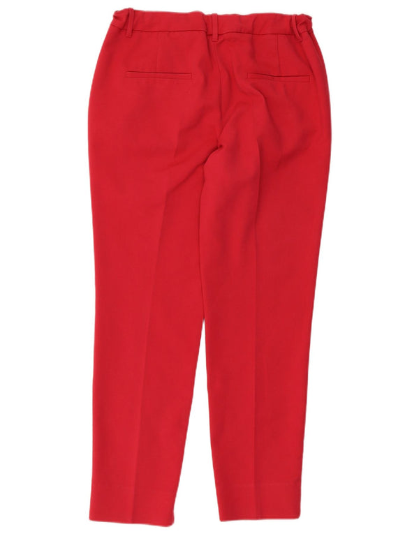 Zara Mujer Pantalón Chino Slim Grande W30 L27 Algodón Rosa