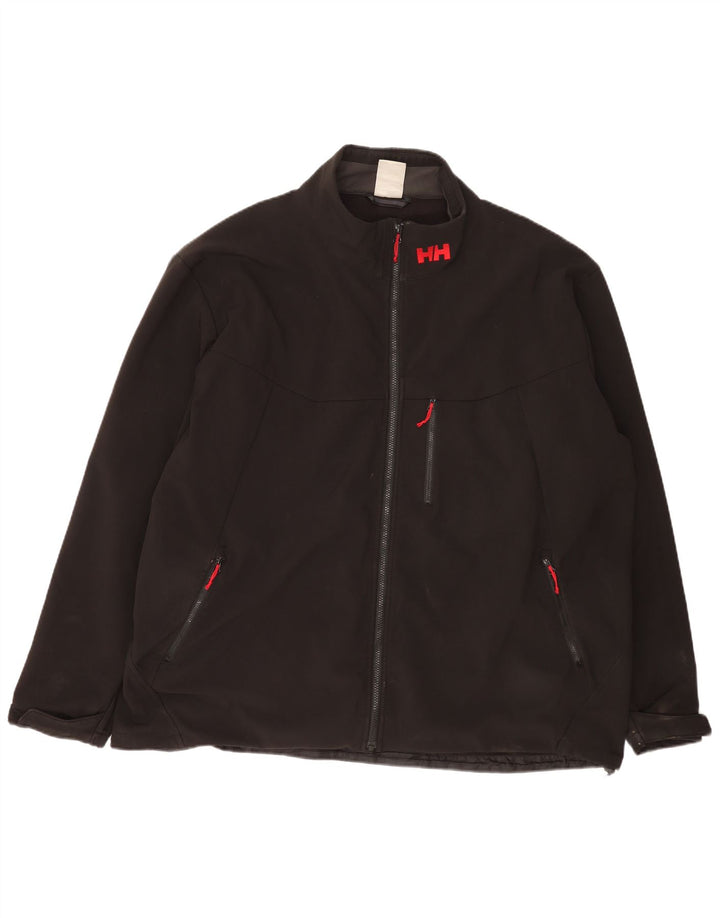 Helly Hansen Chaqueta cortavientos de ajuste regular para hombre UK 46 3XL Poliéster negro