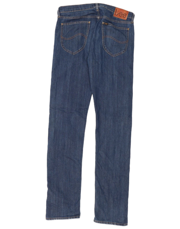Vaqueros Lee Daren Slim para Hombre W33 L36 Algodón Azul