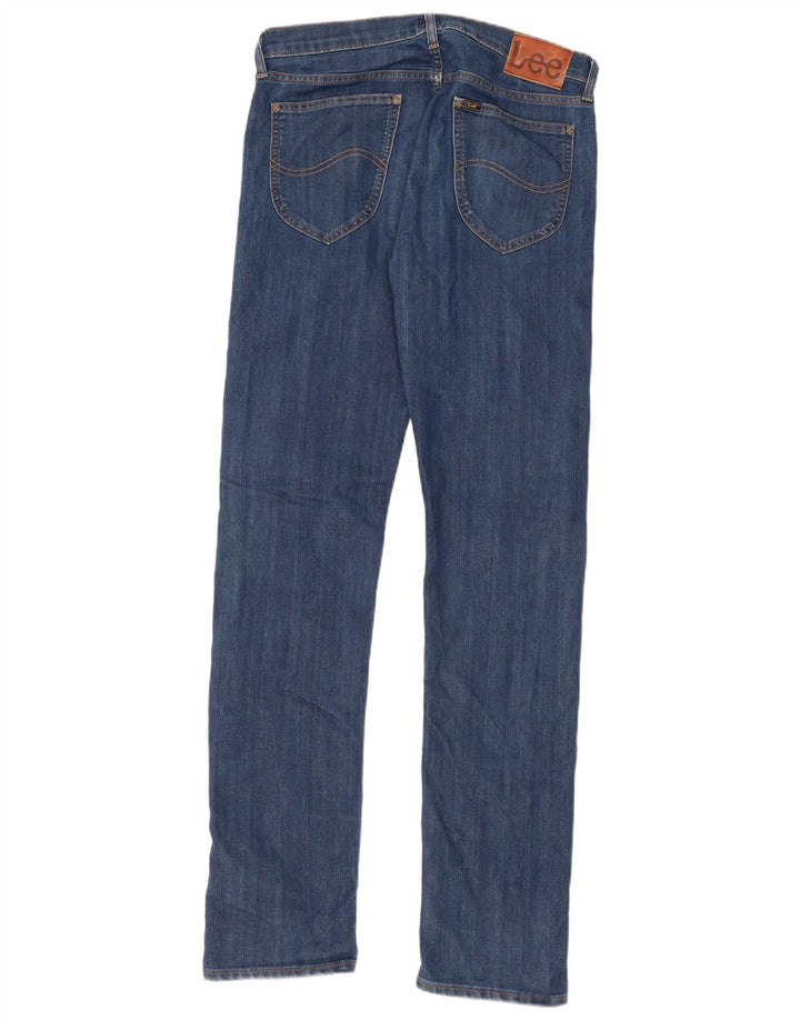 Vaqueros Lee Daren Slim para Hombre W33 L36 Algodón Azul