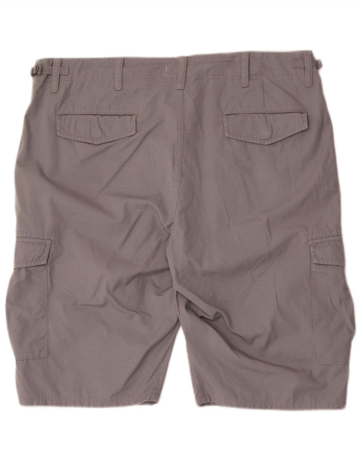 Conbipel Pantalones cortos cargo para hombre IT 54 2XL W38 Algodón a rayas grises