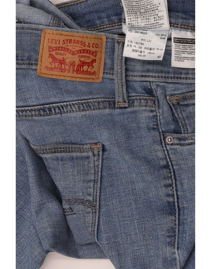 Vaqueros Levi's Mujer Slim W31 L32 Algodón Azul