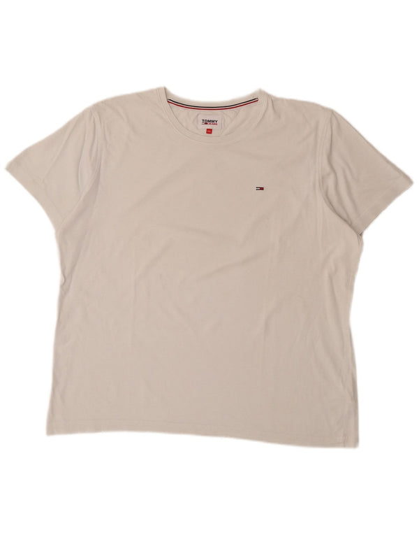 TOMMY HILFIGER Camiseta para hombre Top 2XL Gris Algodón