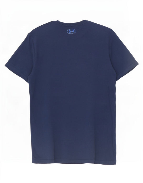 Under Armour Camiseta gráfica para hombre Top Medium Azul marino Algodón