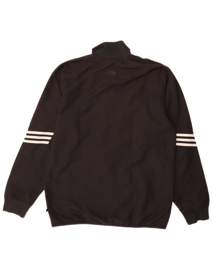 ADIDAS Mens Clima 365 Chándal Top Chaqueta Pequeña Poliéster Negro