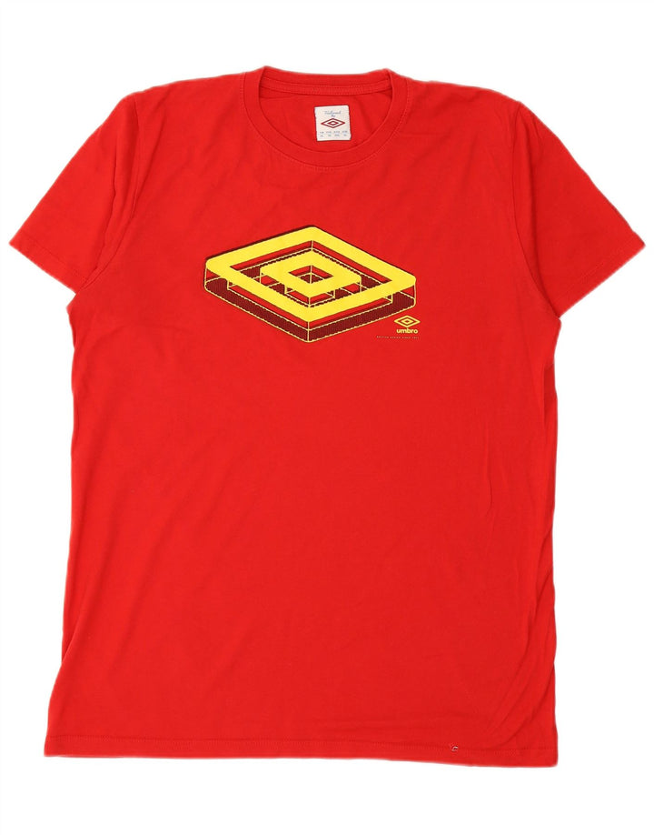 UMBRO Camiseta gráfica para hombre Top XL Rojo