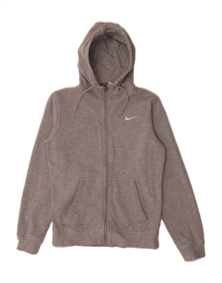 NIKE Mens Zip Hoodie Sweater XS Grey Cotton Vintage Nike and Second-Hand Nike from Messina Hembry 
