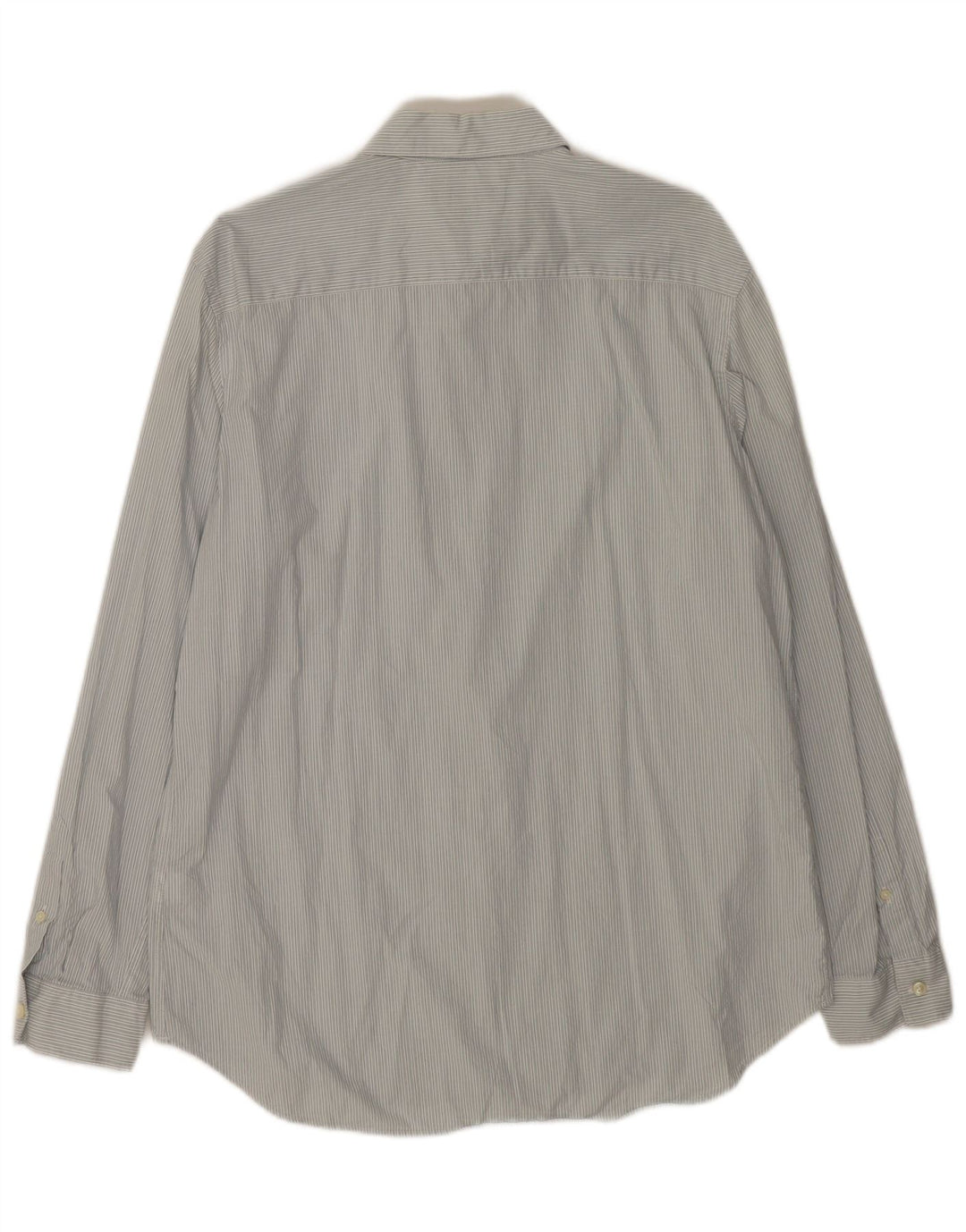 Zara Hombre Camisa Regular Fit XL Algodón Rayas Azul