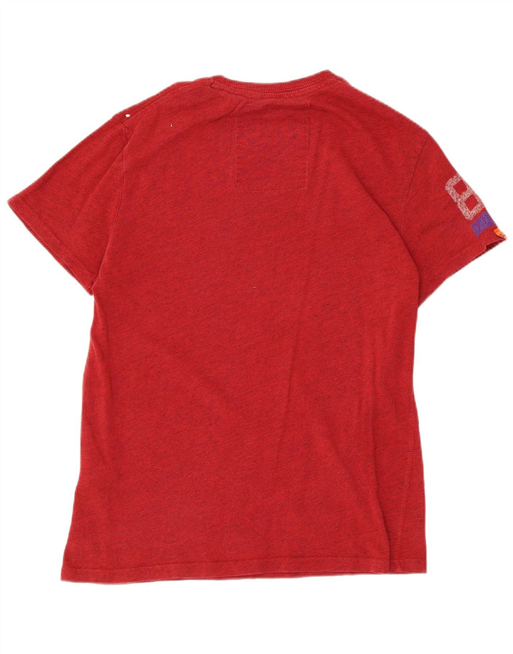 Superdry Camiseta Gráfica De Algodón Rojo Medio Para Hombre