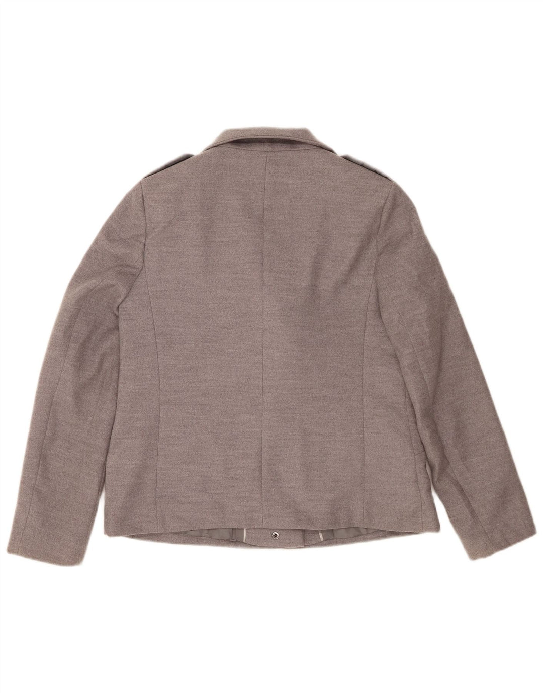 Marks & Spencer Chaqueta tipo blazer militar corta para mujer UK 40 Gris medio