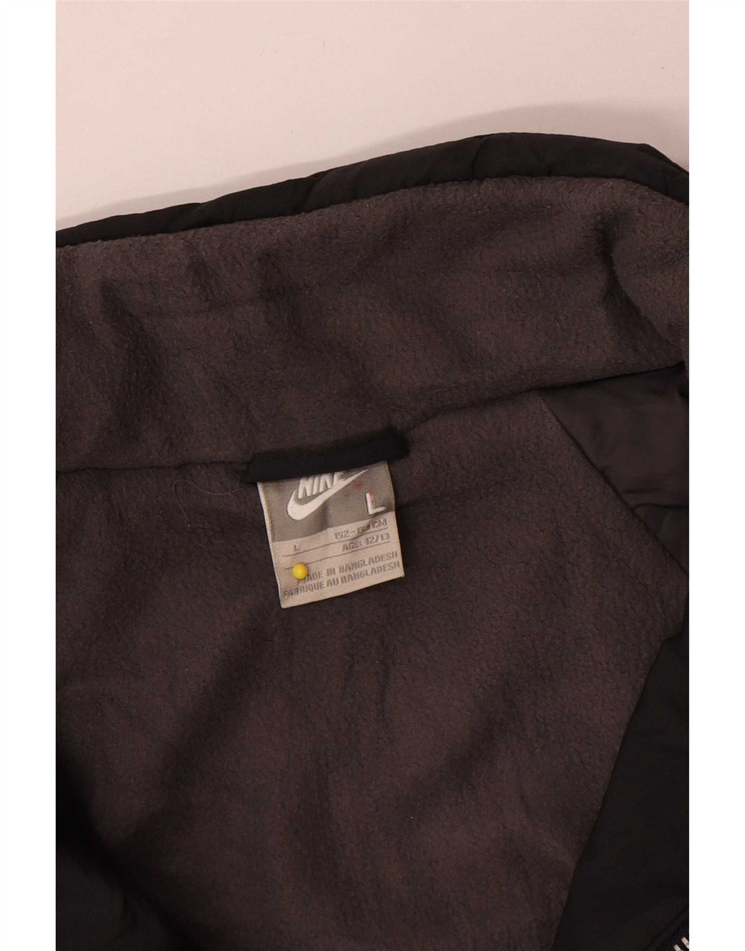 Chaqueta cortavientos con gráfico para niños Nike 12-13 años Grande Negro Nylon