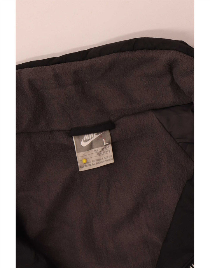 Chaqueta cortavientos con gráfico para niños Nike 12-13 años Grande Negro Nylon