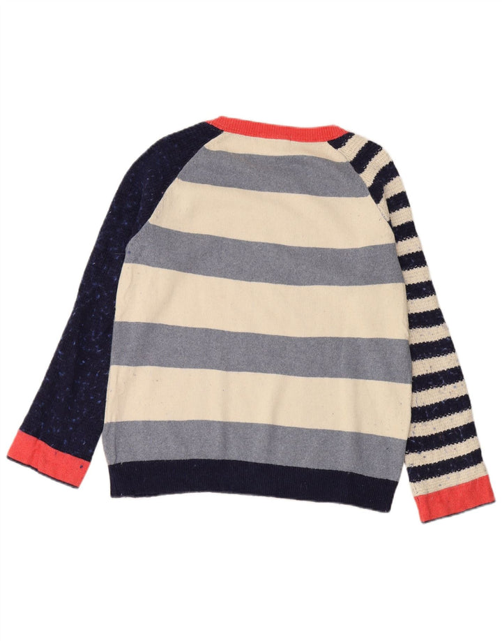 WHITE STUFF Suéter tipo jersey con cuello barco para mujer UK 12 Medium Multicolor