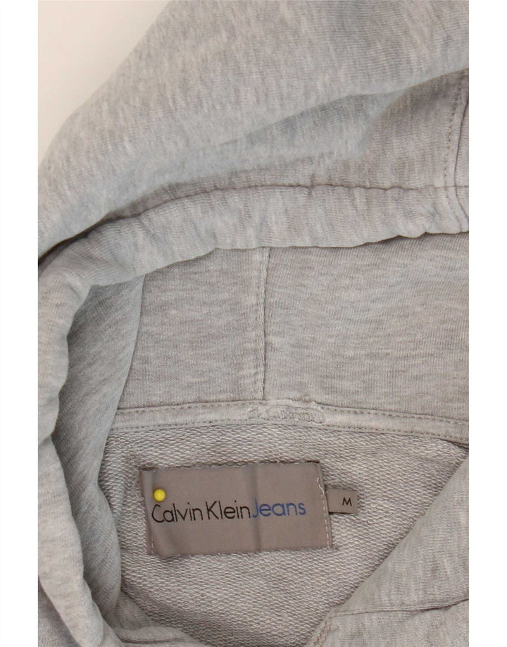 Calvin Klein Jeans Hombre Sudadera Con Capucha Gráfica Gris Medio
