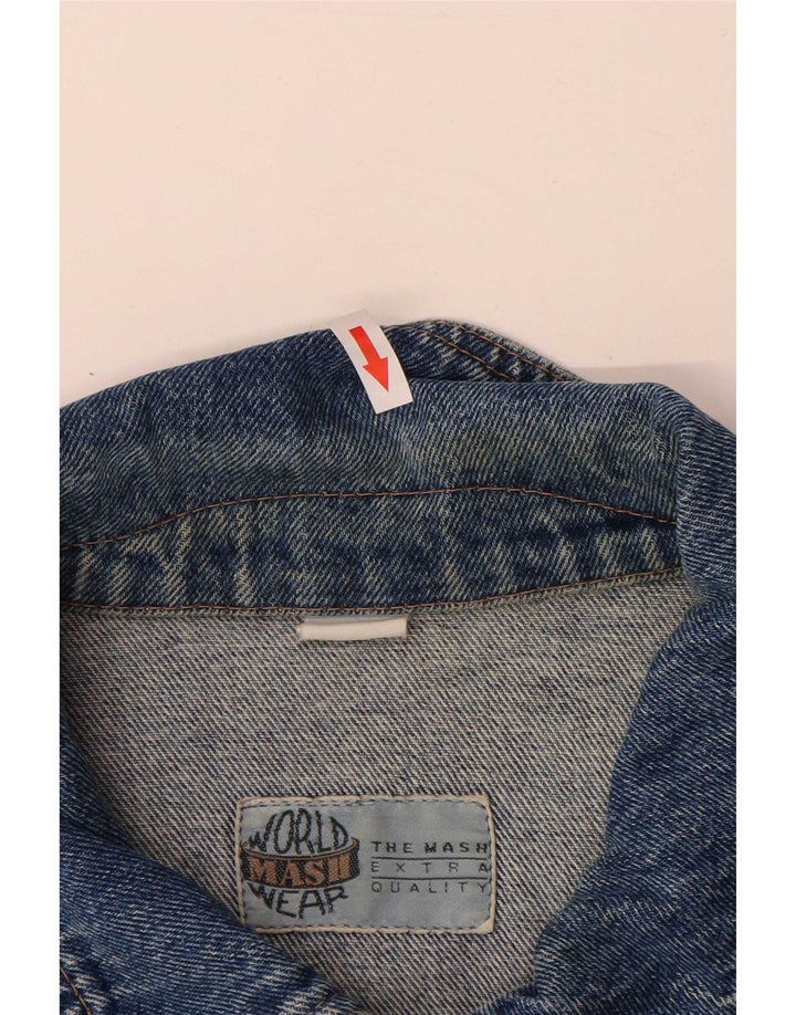 Mash Chaqueta vaquera para hombre UK 42 XL Algodón azul