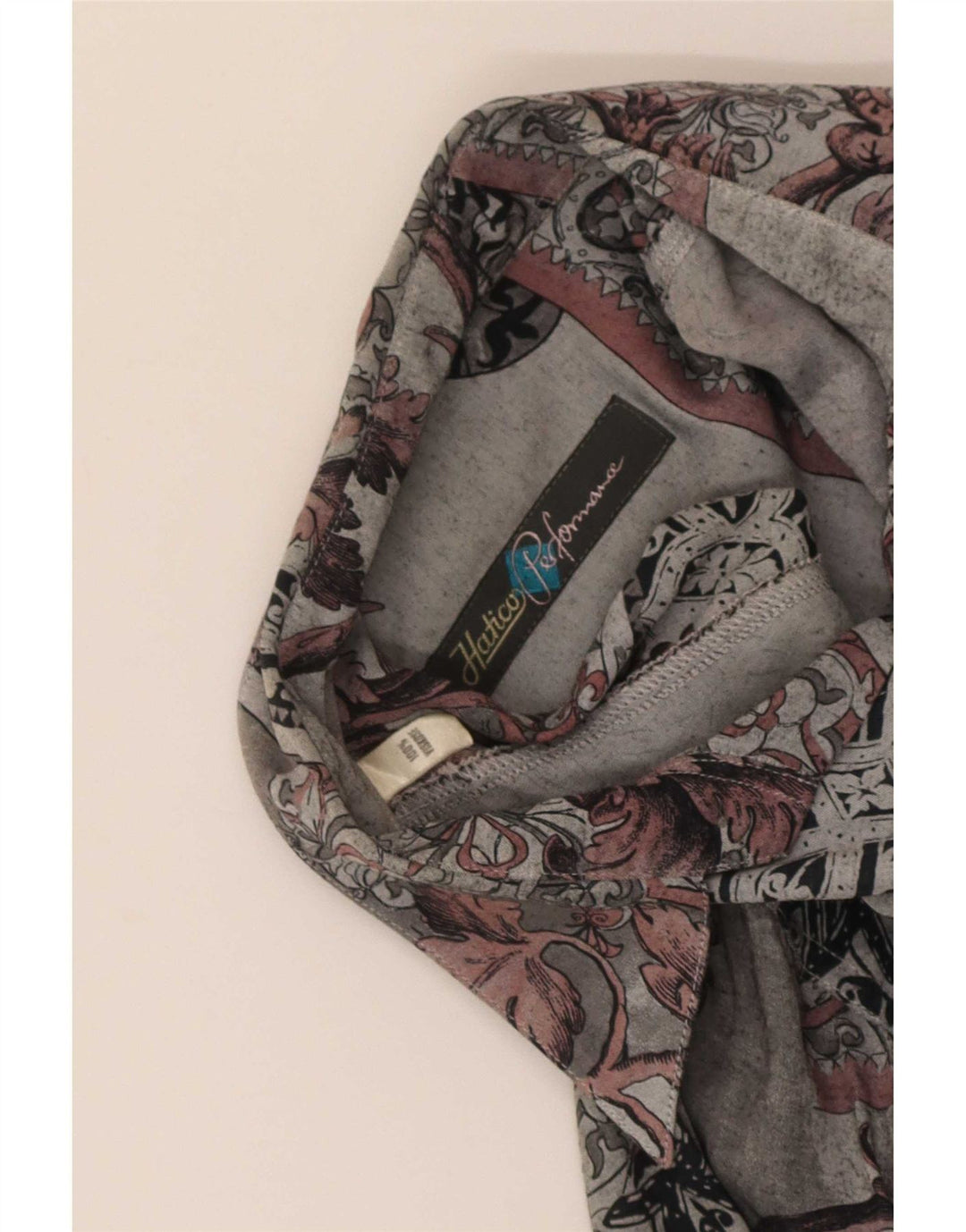 Camisa Hatico Hombre Con Estampado Abstracto De Viscosa Gris Medio