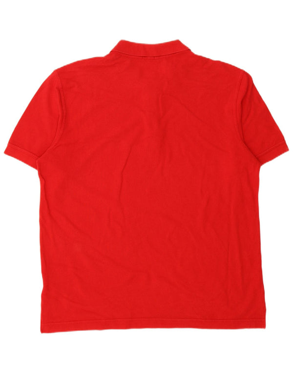 BENETTON Polo Hombre XL Algodón Rojo