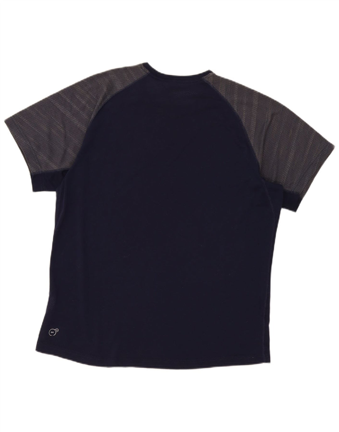 Puma Camiseta para hombre Top XL Azul marino Colorblock Poliéster