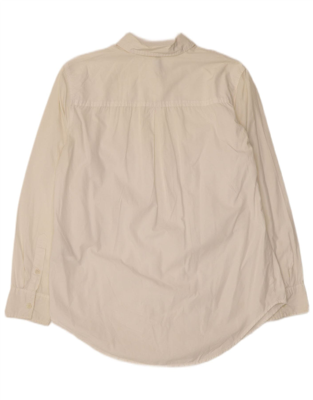 BENETTON Camisa extragrande para mujer UK 6 XS Algodón blanco