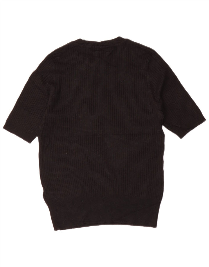 Marks & Spencer - Jersey de cuello redondo para mujer, talla 40, talla M, color negro