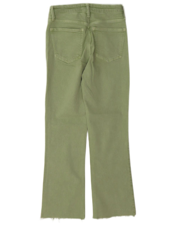Zara Vaqueros Rectos Mujer EU 34 2XS W24 L27 Verde