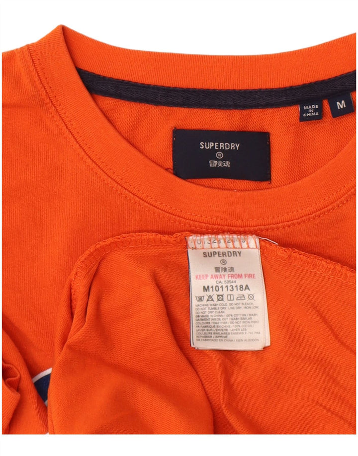 Superdry Camiseta Gráfica De Algodón Naranja Medio Para Hombre