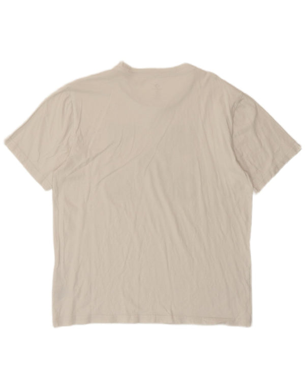 Camiseta con gráfico Converse para hombre Top mediano de algodón blanco
