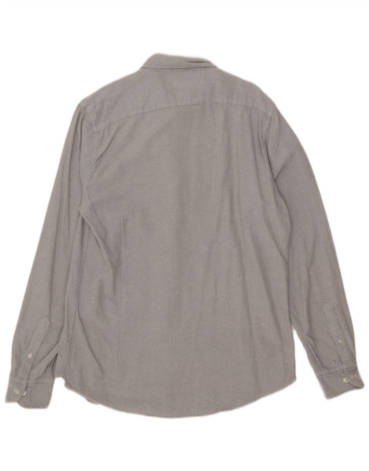 Camisa Massimo Dutti Hombre Gris Medio