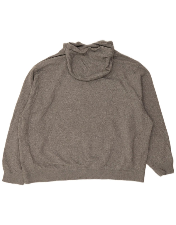 Nike Hamilton Football Graphic Sudadera con capucha para hombre, talla 3XL, algodón gris