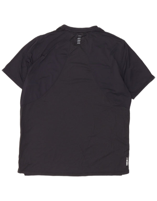 Under Armour Camiseta para hombre Top Large Nylon color block azul marino