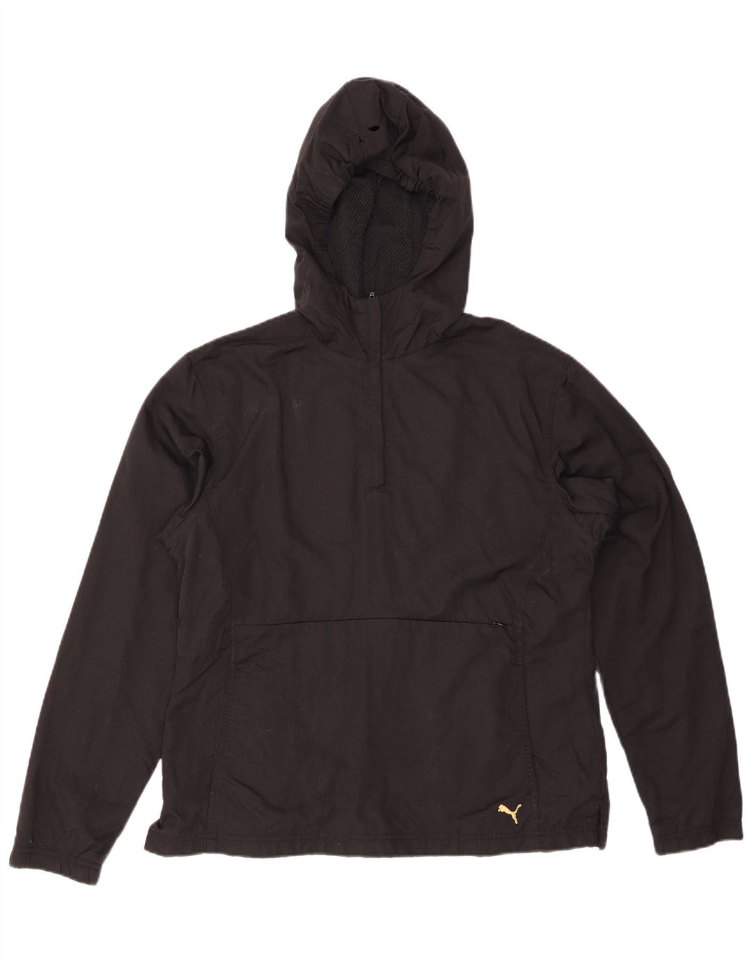 PUMA Chaqueta anorak con capucha para mujer UK 44 Large Black Nylon