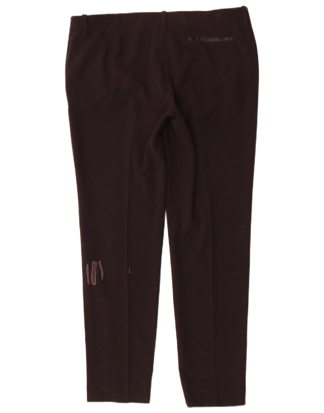 Armani Pantalón chino ajustado para mujer IT 48 XL W34 L31 Poliéster negro