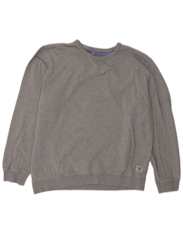 Wrangler Hombre Regular Fit Sudadera Jumper XL Gris Algodón