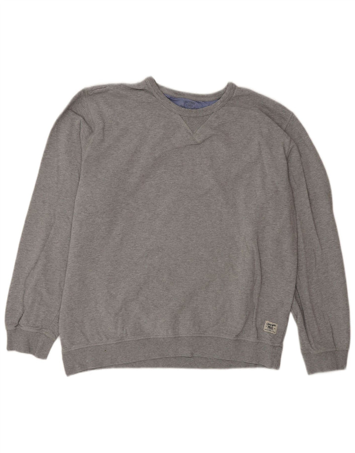 Wrangler Hombre Regular Fit Sudadera Jumper XL Gris Algodón