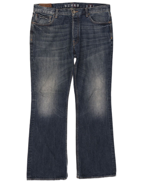 Vaqueros Bootcut para hombre Fat Face W36 L32 Algodón azul marino