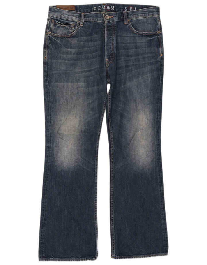 Vaqueros Bootcut para hombre Fat Face W36 L32 Algodón azul marino