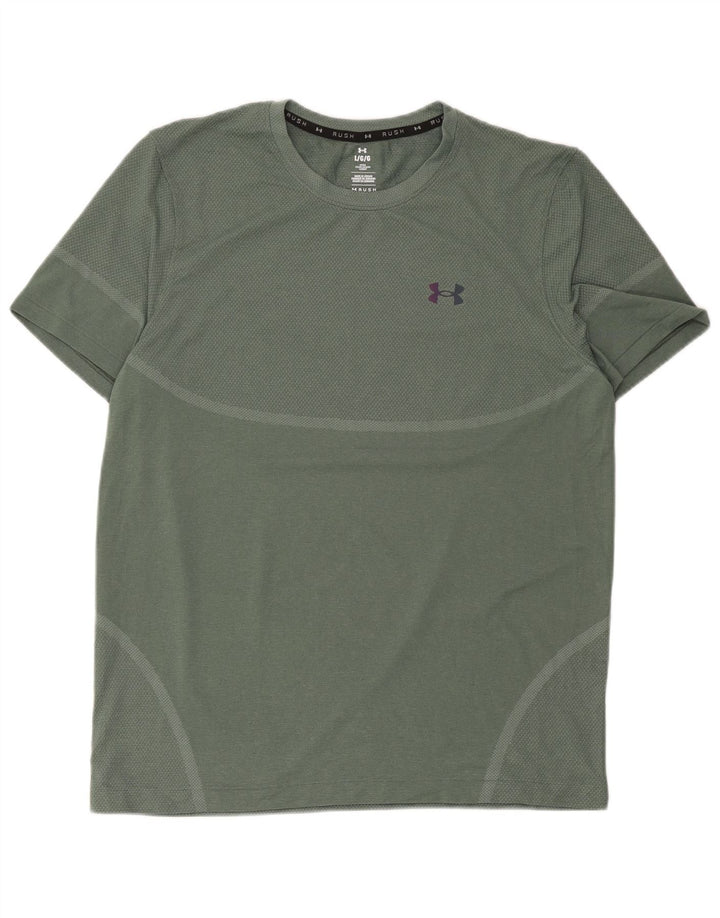 Camiseta Under Armour Hombre Top Grande Verde