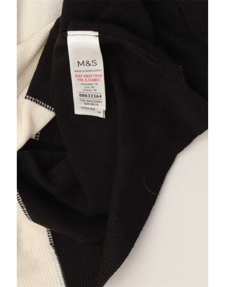 Marks & Spencer Suéter de Cuello Redondo para Mujer UK 44 Grande Multicolor