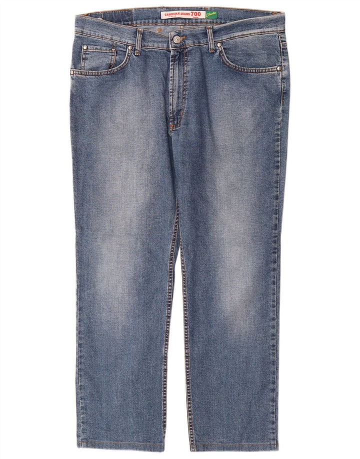 Carrera Mens 700 Jeans Rectos Regulares W38 L28 Algodón Azul
