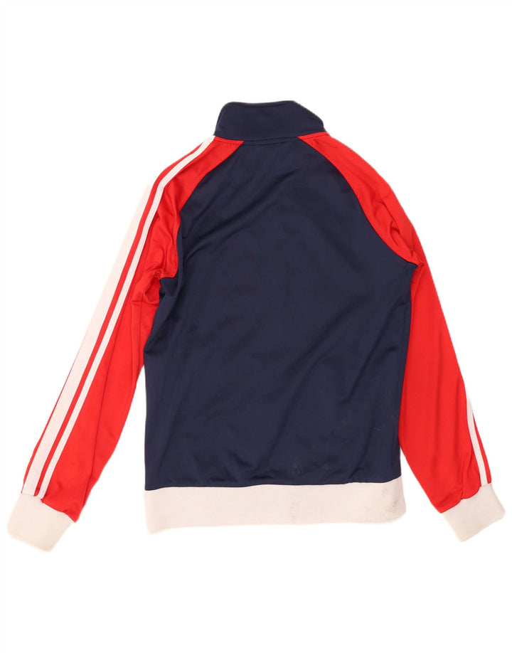 ASICS Hombre Chándal Top Chaqueta Pequeña Azul Marino Colorblock Poliéster