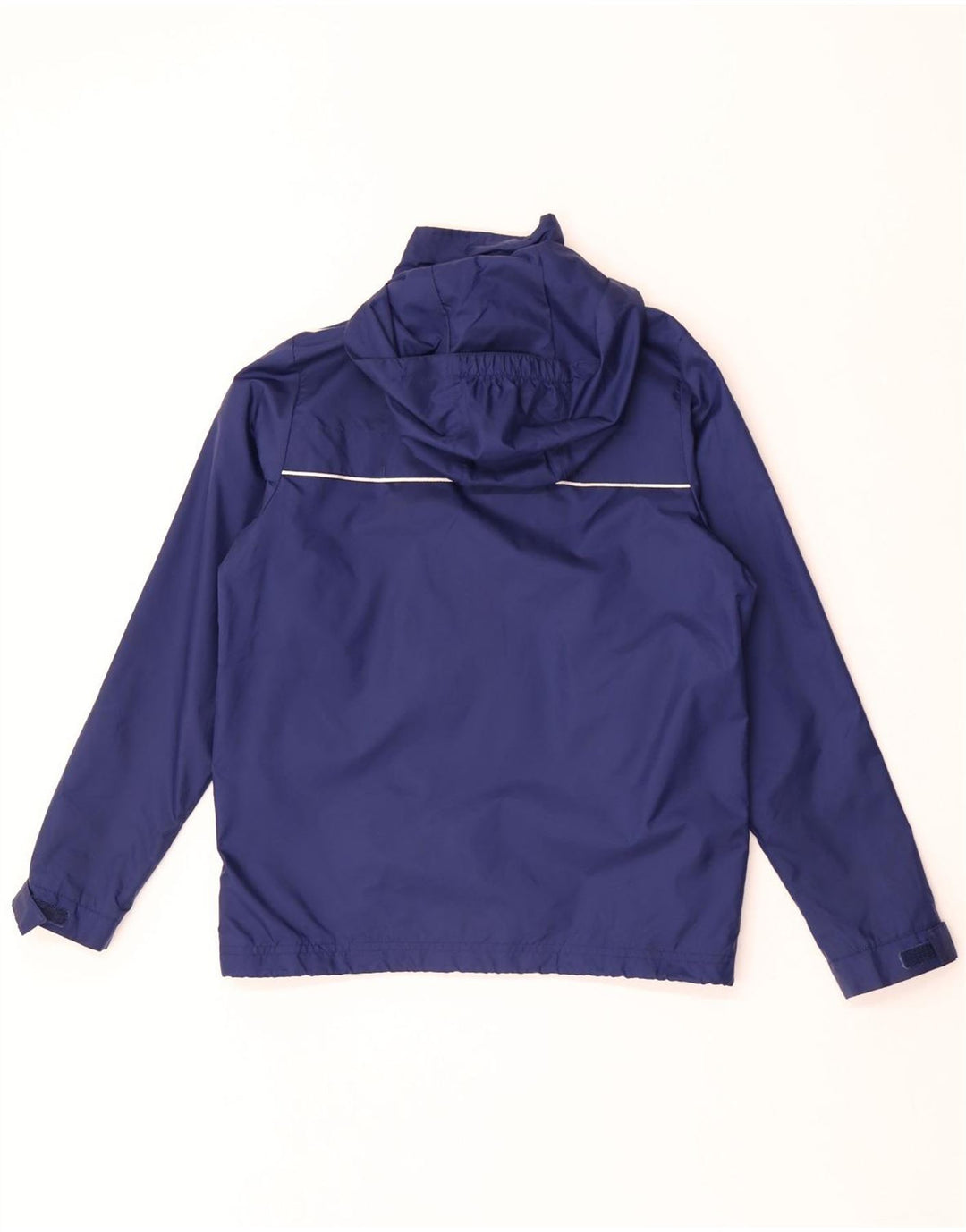 Adidas Chaqueta impermeable con capucha para niño 11-12 años Azul marino Nylon